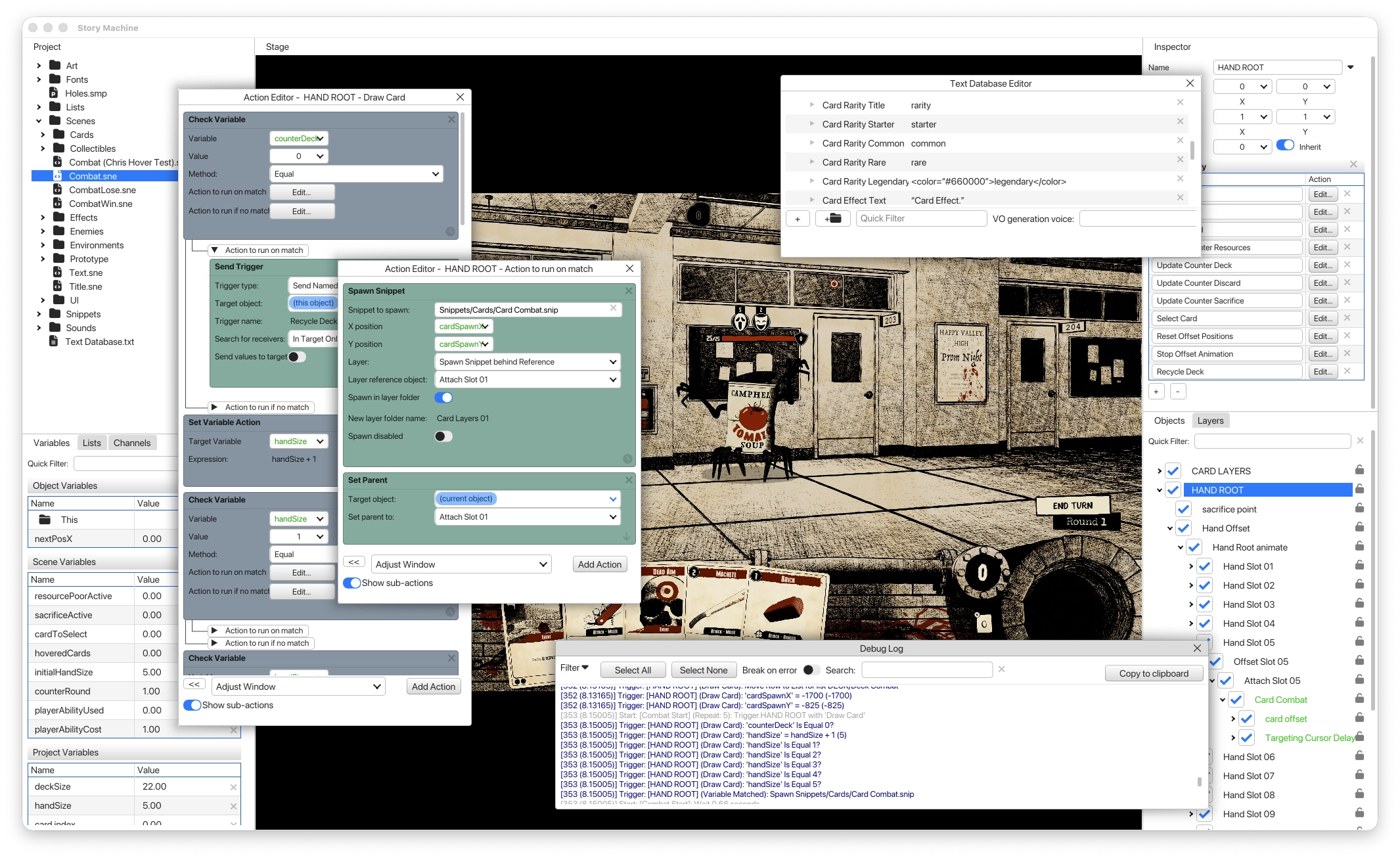 Story Machine editor shot